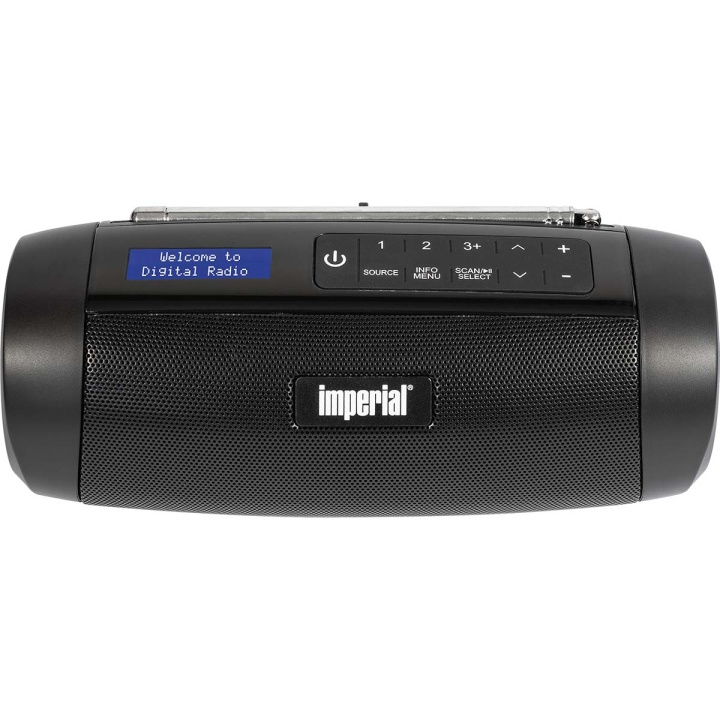 imperial DABMAN GO DAB+ / FM Compact Radio Zwart in de groep HOME ELECTRONICS / Audio & Beeld / Thuisbioscoop, Hifi en Draagbaar / Radio & Wekkers / Draadloze audiozender bij TP E-commerce Nordic AB (C78753)