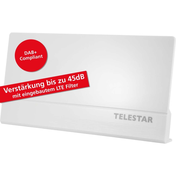 TELESTAR ANTENNA 9 LTE actieve DVB-T binnenantenne Wit in de groep HOME ELECTRONICS / Audio & Beeld / TV & Accessoires / Antennes & Accessoires bij TP E-commerce Nordic AB (C78761)