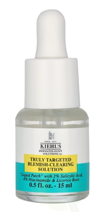 Kiehl\'s Truly Targeted Blemish-Clearing Solution 15 ml in de groep BEAUTY & HEALTH / Huidsverzorging / Gezicht / Huidserum bij TP E-commerce Nordic AB (C78859)