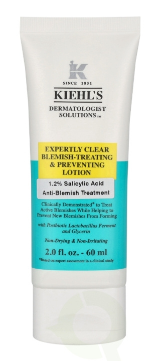 Kiehl\'s Expertly Clear Acne-Treating & Preventing Lotion 60 ml in de groep BEAUTY & HEALTH / Huidsverzorging / Lichaamsverzorging / Body lotion bij TP E-commerce Nordic AB (C78860)