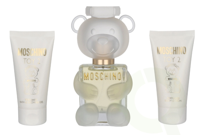 Moschino Toy 2 Giftset 150 ml Edp Spray 50ml/Body Lotion 50ml/Shower Gel 50ml in de groep BEAUTY & HEALTH / Cadeausets / Cadeausets voor haar bij TP E-commerce Nordic AB (C78864)