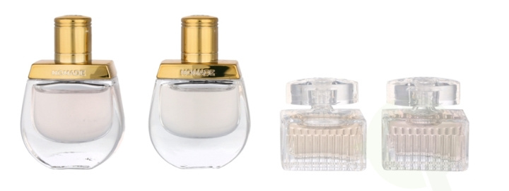 Chloe Les Parfums Set 20 ml Nomade Edp 5ml/Edt 5ml/Chloe Edp 5ml/Chloe Rose Tangerine Edt 5ml in de groep BEAUTY & HEALTH / Cadeausets / Cadeausets voor haar bij TP E-commerce Nordic AB (C78884)