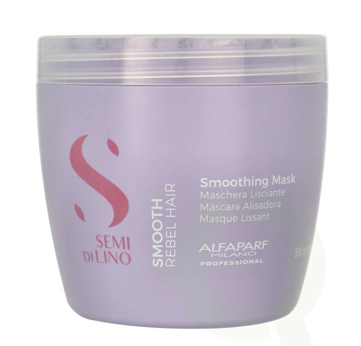 Alfaparf Semi Di Lino Smoothing Mask 500 ml in de groep BEAUTY & HEALTH / Huidsverzorging / Gezicht / Gezichtscrèmes bij TP E-commerce Nordic AB (C78904)