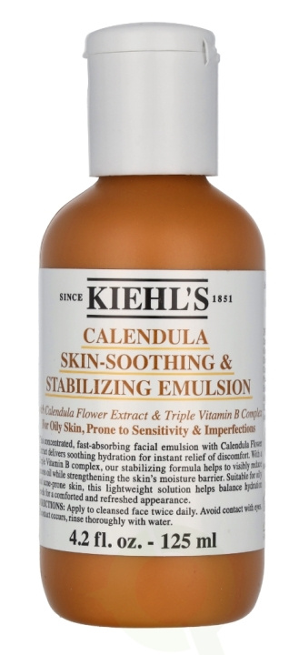 Kiehl\'s Calendula Skin-Soothing & Stabilizing Emulsion 125 ml in de groep BEAUTY & HEALTH / Huidsverzorging / Gezicht / Gezichtsolie bij TP E-commerce Nordic AB (C78906)