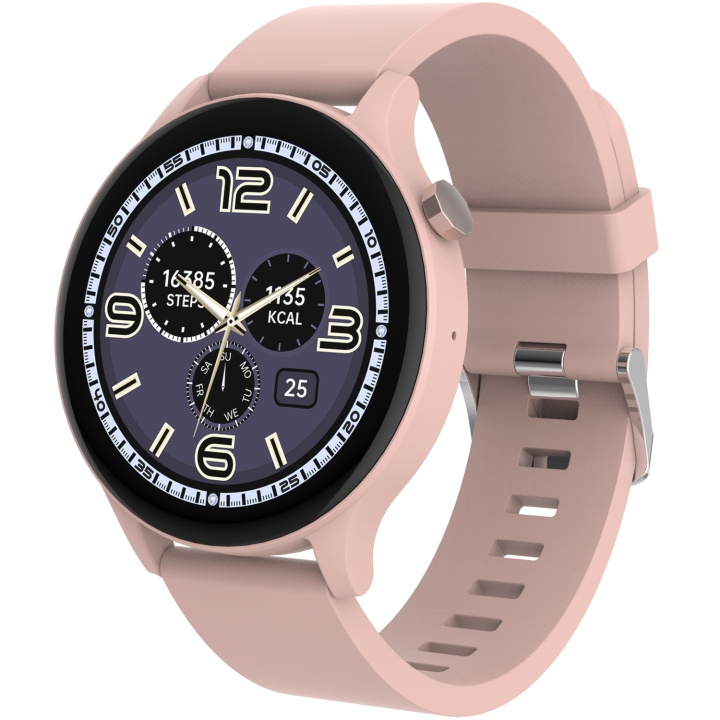 Denver Bluetooth Smart Watch Rosa/Beige in de groep SPORT, VRIJE TIJD & HOBBY / Smartwatch & Activiteitsmeters / Smartwatches bij TP E-commerce Nordic AB (C78950)