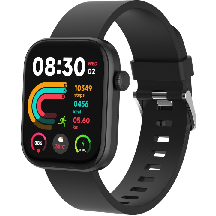 Denver Bluetooth AMOLED Smart Watch Svart in de groep SPORT, VRIJE TIJD & HOBBY / Smartwatch & Activiteitsmeters / Smartwatches bij TP E-commerce Nordic AB (C78952)