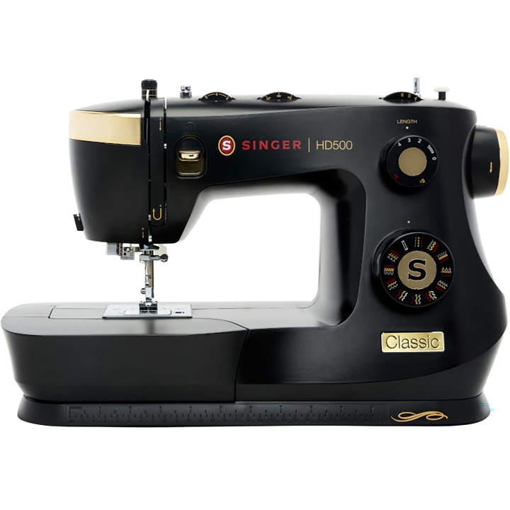 Singer Symaskin HD500 Classic Gold 32 Sömmar, Robust in de groep HUISHOUDEN & TUIN / Huishoudelijke apparaten / Naaimachine & Accessoires / Naaimachines bij TP E-commerce Nordic AB (C78963)