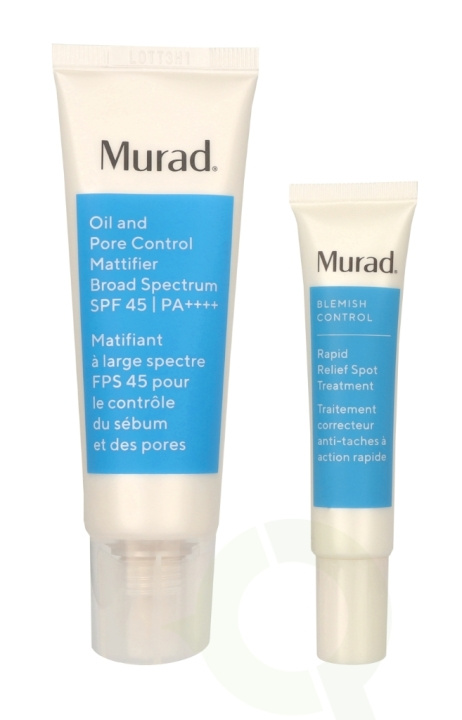 Murad Blemish Value 2024 Set 65 ml Rapid Spot Treatment 15ml/Oil-Control Mattifier SPF45 50ml in de groep BEAUTY & HEALTH / Huidsverzorging / Gezicht / Gezichtscrèmes bij TP E-commerce Nordic AB (C79045)