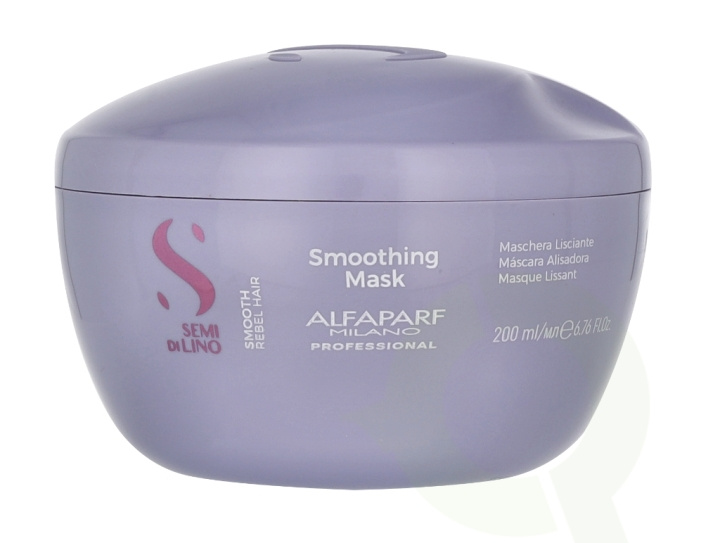 Alfaparf Semi Di Lino Smoothing Mask 200 ml in de groep BEAUTY & HEALTH / Haar & Styling / Haarverzorging bij TP E-commerce Nordic AB (C79077)