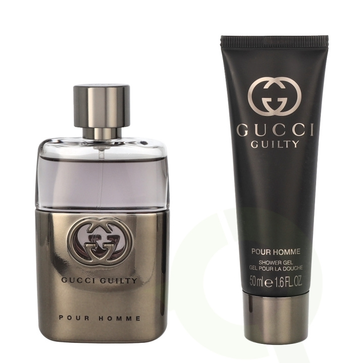 Gucci Guilty Pour Homme Giftset 100 ml Edt Spray 50ml/Shower Gel 50ml in de groep BEAUTY & HEALTH / Geuren & Parfum / Parfum / Parfum voor hem bij TP E-commerce Nordic AB (C79087)