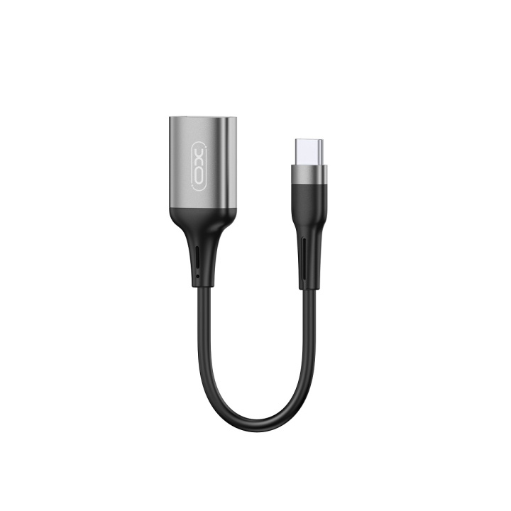 XO adapter OTG NB201 USB - USB-C svart in de groep COMPUTERS & RANDAPPARATUUR / Computerkabels / USB / USB-C bij TP E-commerce Nordic AB (C79253)