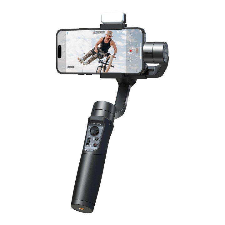 Hohem Smartphone Gimbal iSteady Mobile+ 2024 med Belysning in de groep SMARTPHONE & TABLETS / Overige accessoires / Overige bij TP E-commerce Nordic AB (C79409)