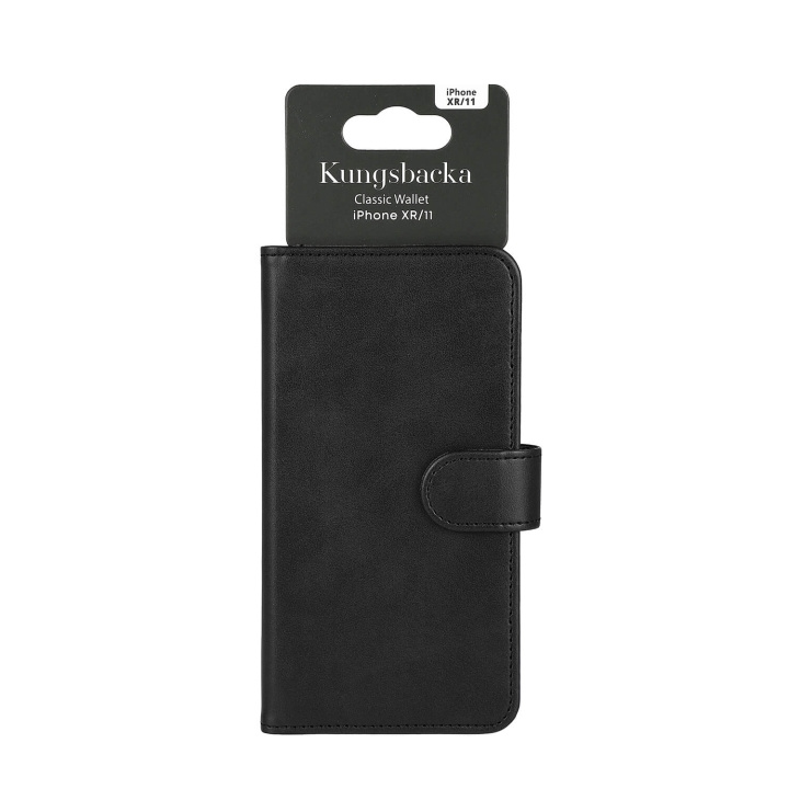 Kungsbacka Mobilfodral 3 Kortfack Svart - iPhone XR/11 in de groep SMARTPHONE & TABLETS / Mobielbescherming / Apple / Lippenstift bij TP E-commerce Nordic AB (C79440)