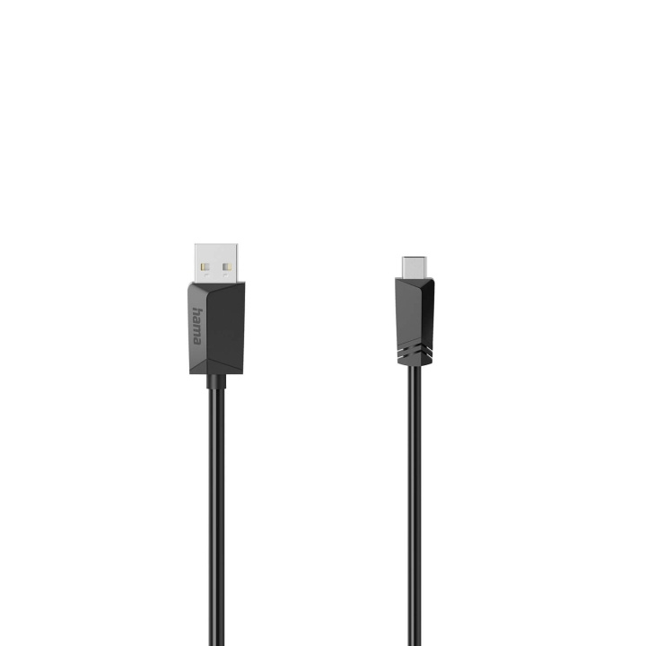 Hama Kabel USB A-USB B Mini 480 Mbit/s Svart 1,5m in de groep COMPUTERS & RANDAPPARATUUR / Computerkabels / USB / USB-A bij TP E-commerce Nordic AB (C79450)