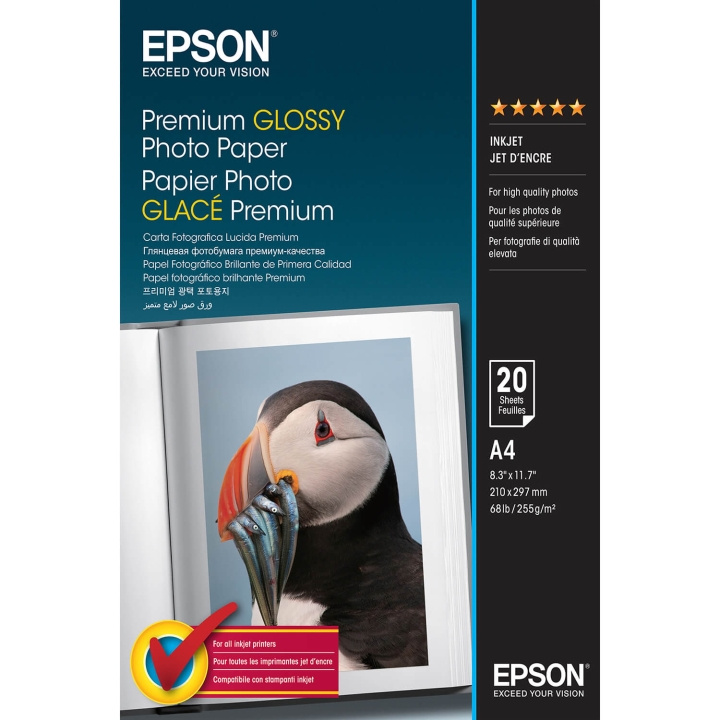 Epson Premium Blankt Fotopapper A4- 20 Ark in de groep HOME ELECTRONICS / Foto & Video / Fotoapparatuur / Overige bij TP E-commerce Nordic AB (C79464)