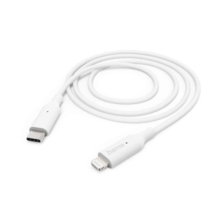 Hama Laddningskabel USB-C till Lightning 1,0m Vit in de groep SMARTPHONE & TABLETS / Opladers & Kabels / Kabels / Kabels Lightning bij TP E-commerce Nordic AB (C79486)