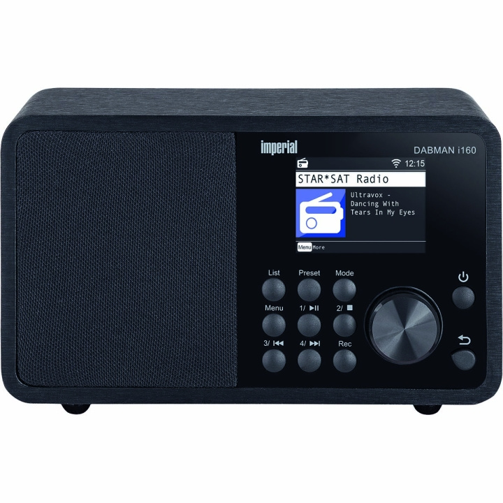 imperial DABMAN i160 DAB+ en internetradio Zwart in de groep HOME ELECTRONICS / Audio & Beeld / Thuisbioscoop, Hifi en Draagbaar / Radio & Wekkers / Draadloze audiozender bij TP E-commerce Nordic AB (C79503)