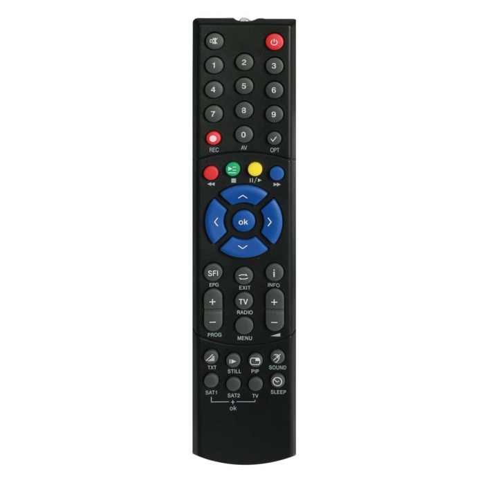 TELESTAR Remote Control PVR 235 DIGINOVA 21 HD,23 CI+,25 smartDIGINOVA AS 1, T 10 IR Black in de groep HOME ELECTRONICS / Audio & Beeld / TV & Accessoires / Afstandsbedieningen bij TP E-commerce Nordic AB (C79511)