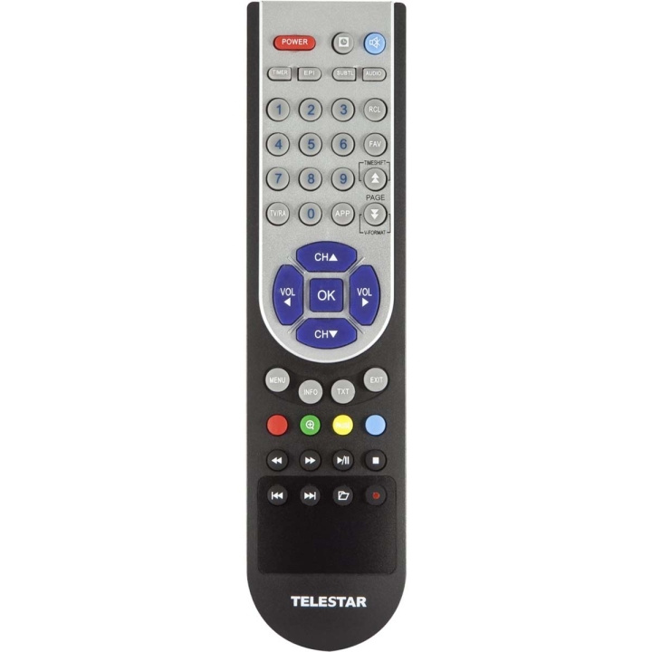 TELESTAR Remote Control TD 25xx HD, 25xx CHD, 1020xxdigiHD TC1,2,TS1,2,mobil,TT1,2TELEMINI 2 HD in de groep HOME ELECTRONICS / Audio & Beeld / TV & Accessoires / Afstandsbedieningen bij TP E-commerce Nordic AB (C79513)