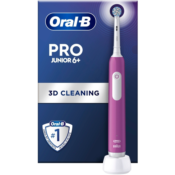 Oral B Eltandborste Junior Purple SUT in de groep BEAUTY & HEALTH / Mondverzorging / Elektrische tandenborstels bij TP E-commerce Nordic AB (C79524)