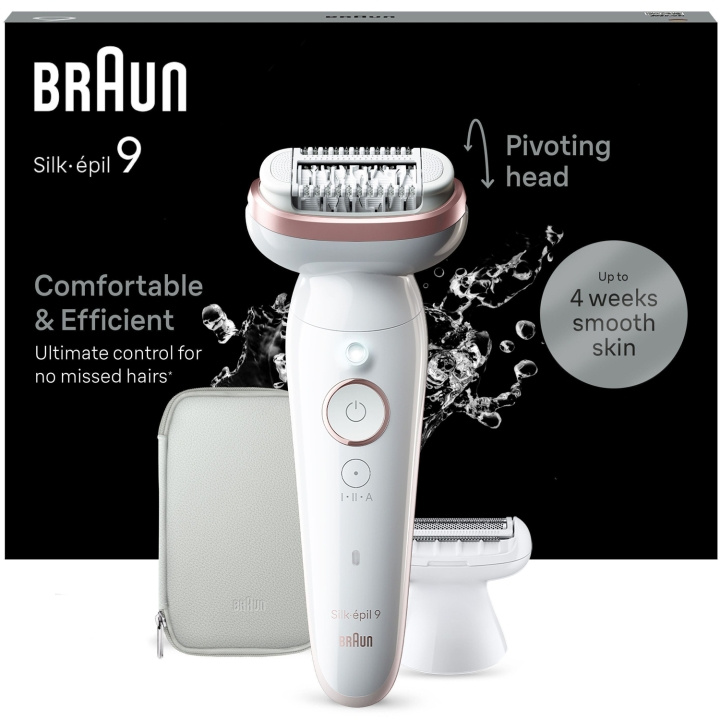 Braun Epilator Silk-épil 9 SES9-030 in de groep BEAUTY & HEALTH / Haar & Styling / Ontharing / Epliators bij TP E-commerce Nordic AB (C79529)