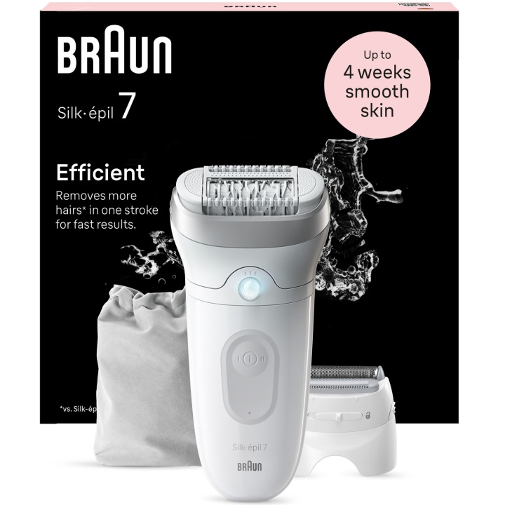 Braun Epilator Silk-épil 7 SE7-041 in de groep BEAUTY & HEALTH / Haar & Styling / Ontharing / Epliators bij TP E-commerce Nordic AB (C79530)