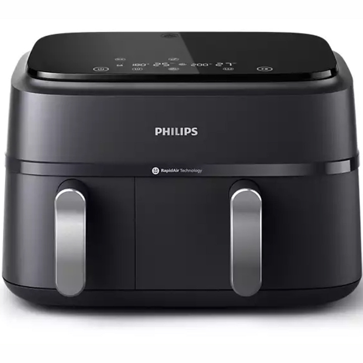 Philips Airfryer 3000 Series Dual Basket, 9L, NA351/00 in de groep HUISHOUDEN & TUIN / Huishoudelijke apparaten / Airfryers & friteuses bij TP E-commerce Nordic AB (C79534)