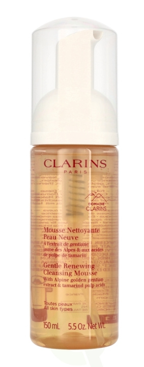 Clarins Gentle Renewing Cleansing Mousse w/Pump 150 ml in de groep BEAUTY & HEALTH / Huidsverzorging / Gezicht / Schoonmaak bij TP E-commerce Nordic AB (C79557)