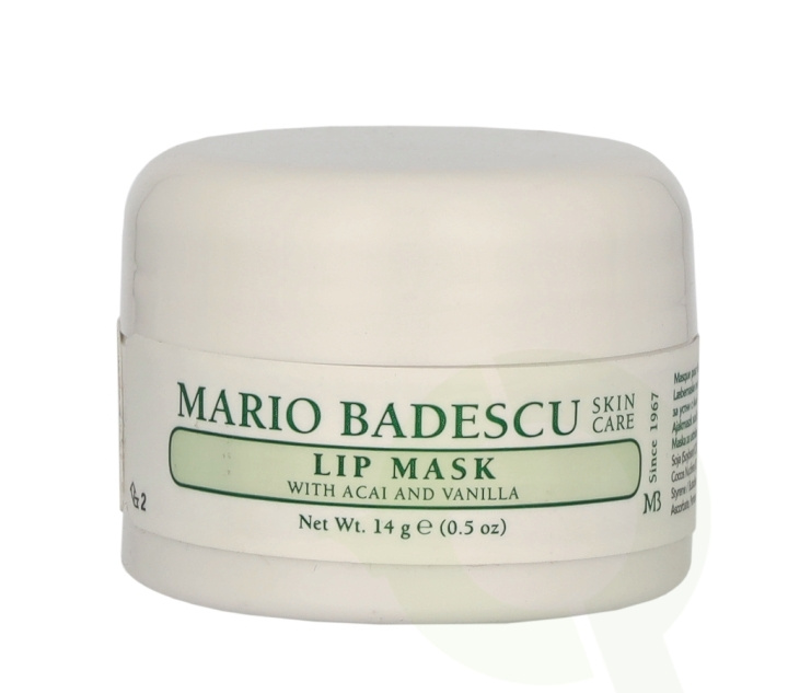 Mario Badescu Lip Mask With Acai & Vanilla 14 g in de groep BEAUTY & HEALTH / Makeup / Lippen / Lippenbalsem bij TP E-commerce Nordic AB (C79570)