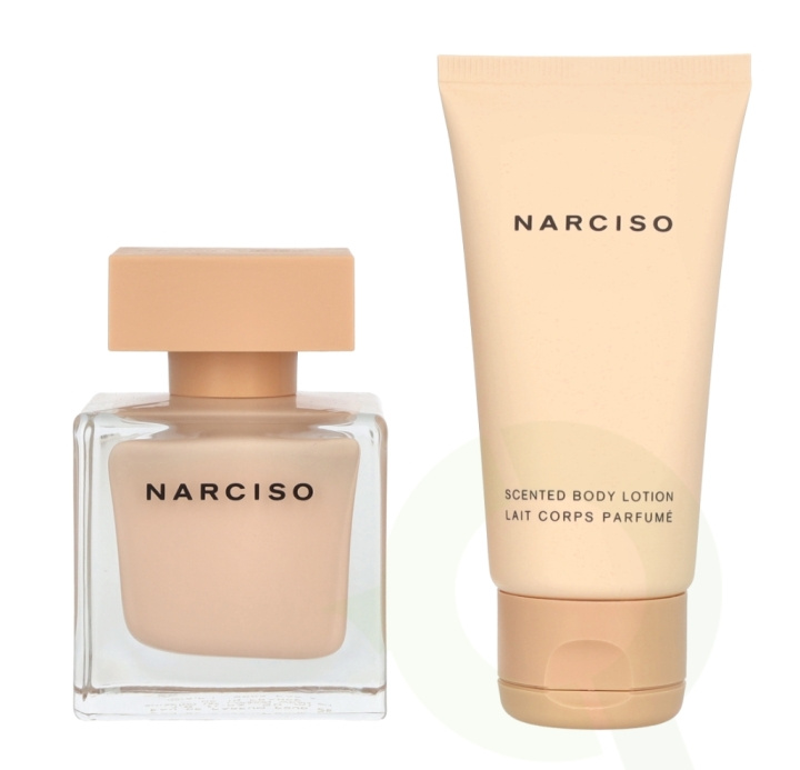 Narciso Rodriguez Narciso Poudree Giftset 100 ml Edp Spray 50ml/Body Lotion 50ml in de groep BEAUTY & HEALTH / Cadeausets / Cadeausets voor haar bij TP E-commerce Nordic AB (C79595)