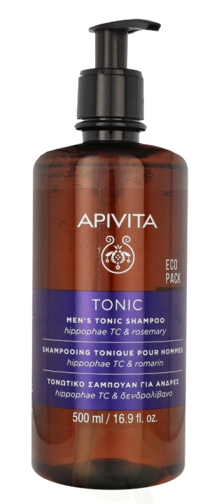 Apivita Tonic Men\'s Shampoo 500 ml in de groep BEAUTY & HEALTH / Haar & Styling / Haarverzorging / Shampoo bij TP E-commerce Nordic AB (C79606)