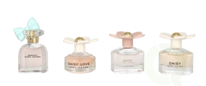 Marc Jacobs Minature Set Woman 17 ml Daisy 4ml/Daisy Eau So Fresh 4ml/Daisy Love 4ml/Perfect 5ml in de groep BEAUTY & HEALTH / Cadeausets / Cadeausets voor haar bij TP E-commerce Nordic AB (C79625)