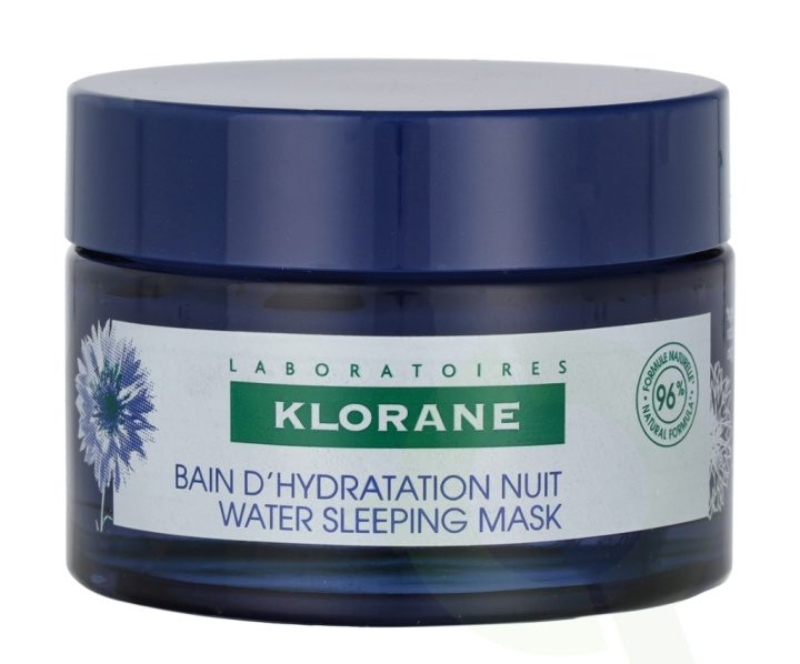 Klorane Water Sleeping Mask - Cornflower & Hyaluronic Acid 50 ml in de groep BEAUTY & HEALTH / Huidsverzorging / Gezicht / Gezichtscrèmes bij TP E-commerce Nordic AB (C79636)