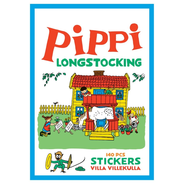 Barbo Toys Pippi Stickers Villa Villekulla w. 140 sticker in de groep SPEELGOED, KINDER- & BABYPRODUCTEN / Speelgoed / Ambachten bij TP E-commerce Nordic AB (C79742)