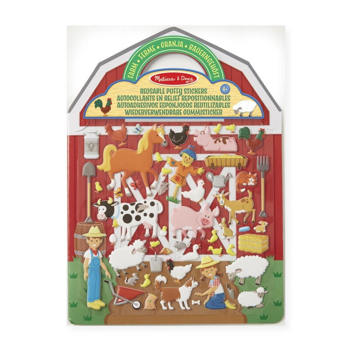 Melissa & Doug Herbruikbare bladerdeegstickers Playset Boerderij in de groep SPEELGOED, KINDER- & BABYPRODUCTEN / Speelgoed / Ambachten bij TP E-commerce Nordic AB (C79760)