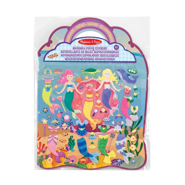 Melissa & Doug Herbruikbare Puffy Stickers Speelset Zeemeermin in de groep SPEELGOED, KINDER- & BABYPRODUCTEN / Speelgoed / Ambachten bij TP E-commerce Nordic AB (C79763)