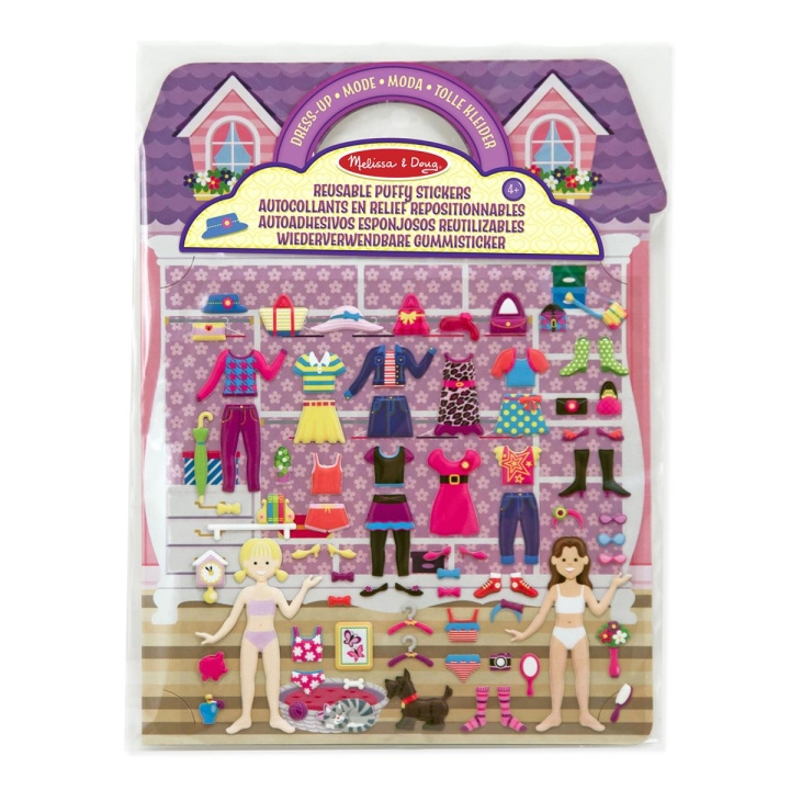 Melissa & Doug Herbruikbare Puffy Stickers Speelset Dress-Up in de groep SPEELGOED, KINDER- & BABYPRODUCTEN / Speelgoed / Ambachten bij TP E-commerce Nordic AB (C79766)