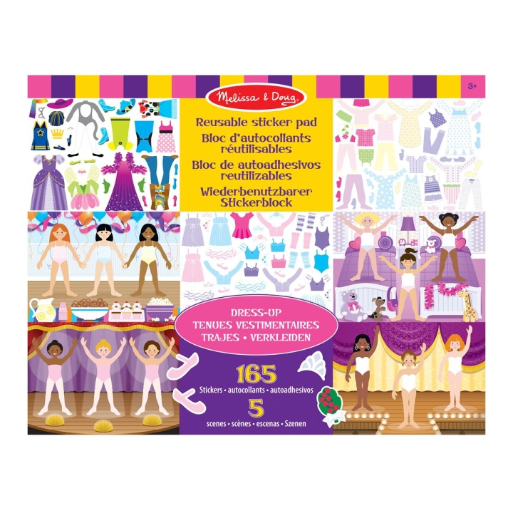 Melissa & Doug Herbruikbare Stickers Pad Dress-Up in de groep SPEELGOED, KINDER- & BABYPRODUCTEN / Speelgoed / Ambachten bij TP E-commerce Nordic AB (C79768)