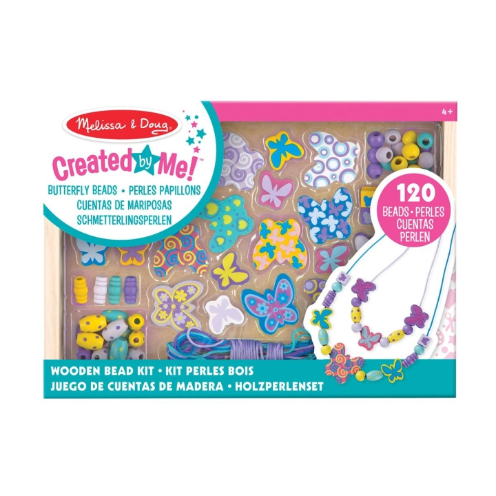 Melissa & Doug Gemaakt door mij! Houten Kralen Set Vlinder Kralen in de groep SPEELGOED, KINDER- & BABYPRODUCTEN / Speelgoed / Ambachten bij TP E-commerce Nordic AB (C79773)