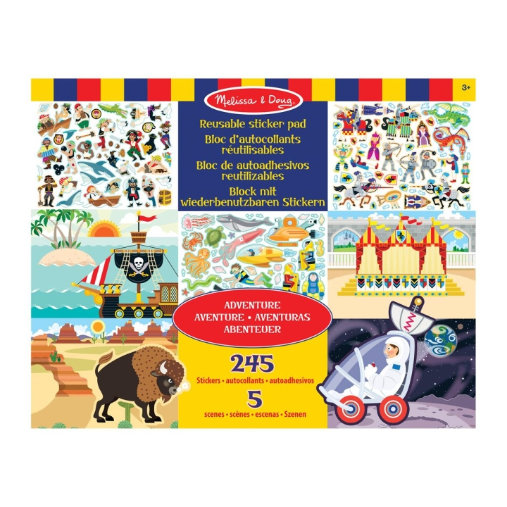 Melissa & Doug Herbruikbaar Sticker Pad Avontuur in de groep SPEELGOED, KINDER- & BABYPRODUCTEN / Speelgoed / Ambachten bij TP E-commerce Nordic AB (C79775)