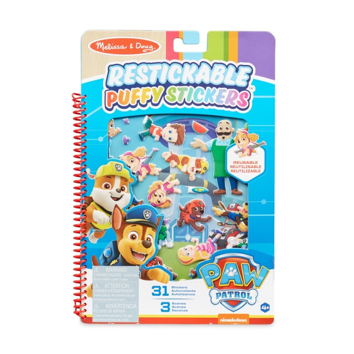 Melissa & Doug Herbruikbare Puffy Stickers Activiteitenboek Paw Patrol Avonturenbaai in de groep SPEELGOED, KINDER- & BABYPRODUCTEN / Speelgoed / Ambachten bij TP E-commerce Nordic AB (C79781)