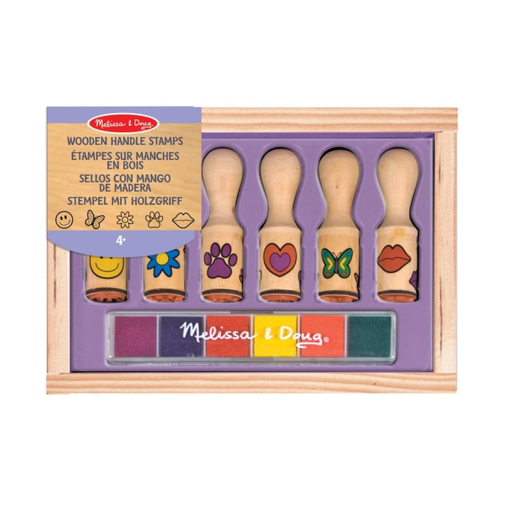 Melissa & Doug Stempels met houten handvat in de groep SPEELGOED, KINDER- & BABYPRODUCTEN / Speelgoed / Ambachten bij TP E-commerce Nordic AB (C79782)