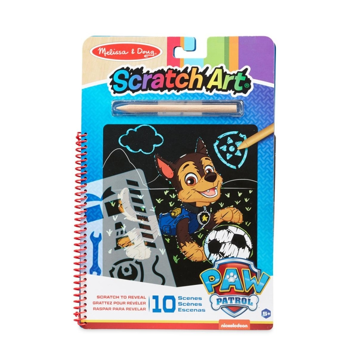 Melissa & Doug Kraskunst onderlegger Paw Patrol Chase in de groep SPEELGOED, KINDER- & BABYPRODUCTEN / Speelgoed / Ambachten bij TP E-commerce Nordic AB (C79783)