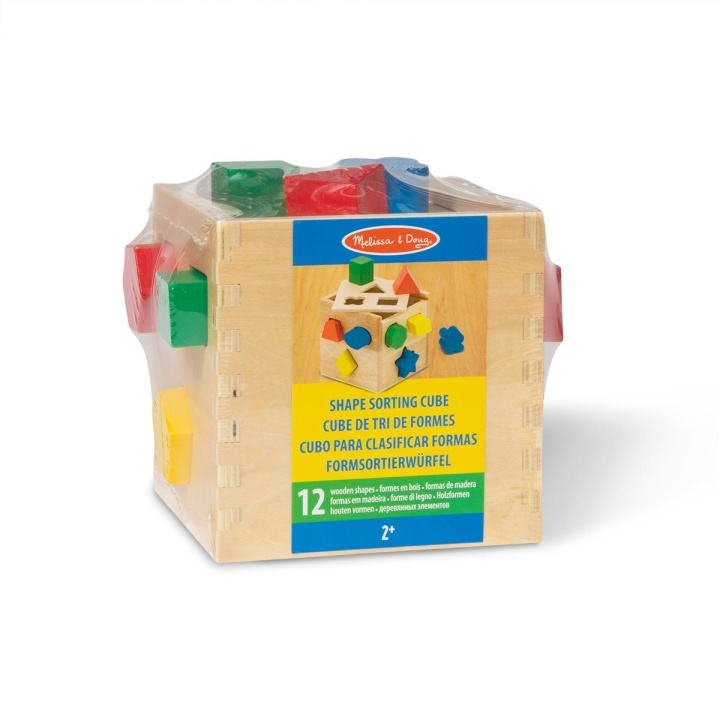 Melissa & Doug Houten vorm sorteerkubus in de groep SPEELGOED, KINDER- & BABYPRODUCTEN / Babyspeelgoed / Activiteitenspeelgoed bij TP E-commerce Nordic AB (C79785)