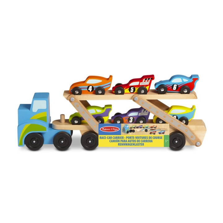 Melissa & Doug Houten Auto\'s Race-Auto Drager in de groep SPEELGOED, KINDER- & BABYPRODUCTEN / Speelgoed / Speelgoedauto\'s bij TP E-commerce Nordic AB (C79786)