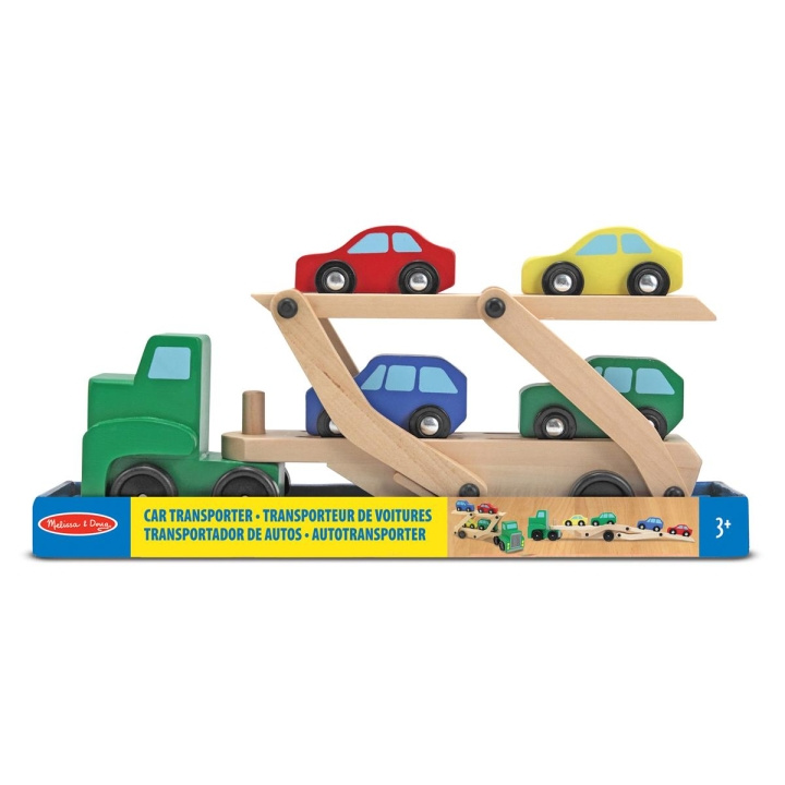 Melissa & Doug Houten Auto\'s Autotransporter in de groep SPEELGOED, KINDER- & BABYPRODUCTEN / Speelgoed / Speelgoedauto\'s bij TP E-commerce Nordic AB (C79787)