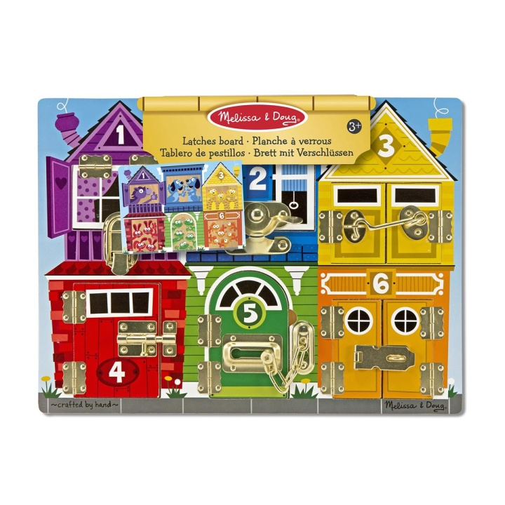 Melissa & Doug Houten Activiteitenbord Latjes in de groep SPEELGOED, KINDER- & BABYPRODUCTEN / Babyspeelgoed / Activiteitenspeelgoed bij TP E-commerce Nordic AB (C79789)