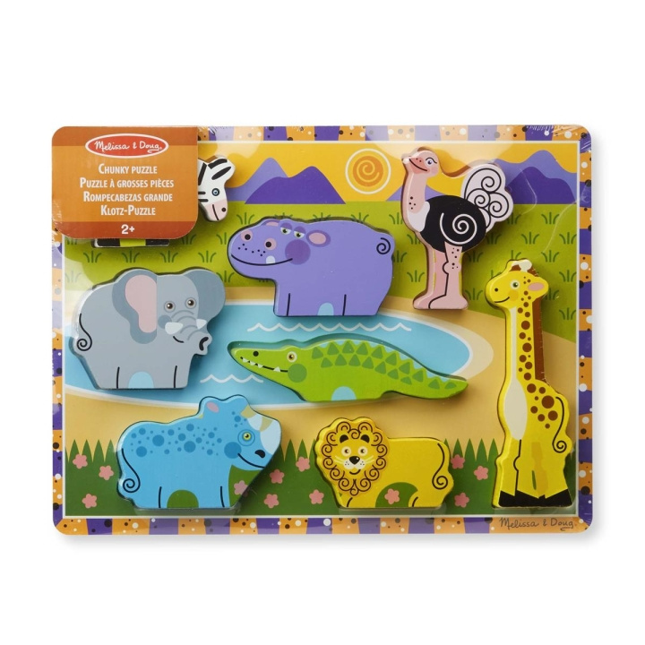 Melissa & Doug Houten Grote Puzzel Safari in de groep SPEELGOED, KINDER- & BABYPRODUCTEN / Speelgoed / Puzzels bij TP E-commerce Nordic AB (C79815)