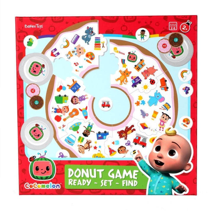 Barbo Toys Cocomelon Donutspel - Klaar, Set, Vinden in de groep SPEELGOED, KINDER- & BABYPRODUCTEN / Speelgoed / Bordspellen / Kinderspellen bij TP E-commerce Nordic AB (C79824)