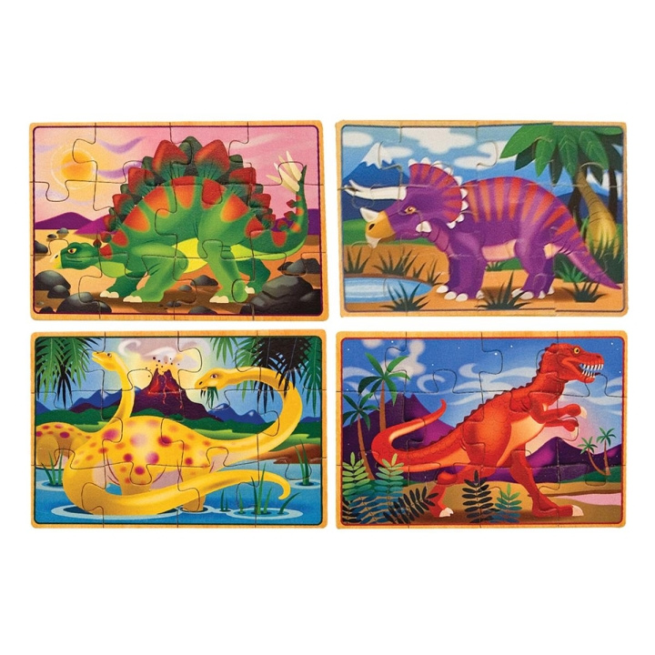 Melissa & Doug Houten puzzels in een doos dinosaurus in de groep SPEELGOED, KINDER- & BABYPRODUCTEN / Speelgoed / Kinderpuzzel bij TP E-commerce Nordic AB (C79826)